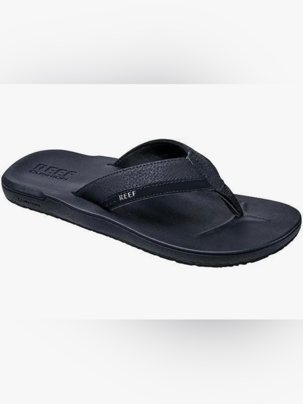Reef Men's Black Cushion Flip Flop